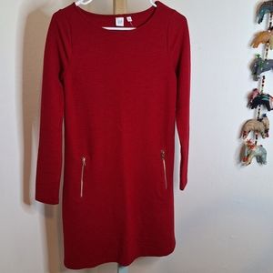 GAP NWT Red Dress with Pockets
